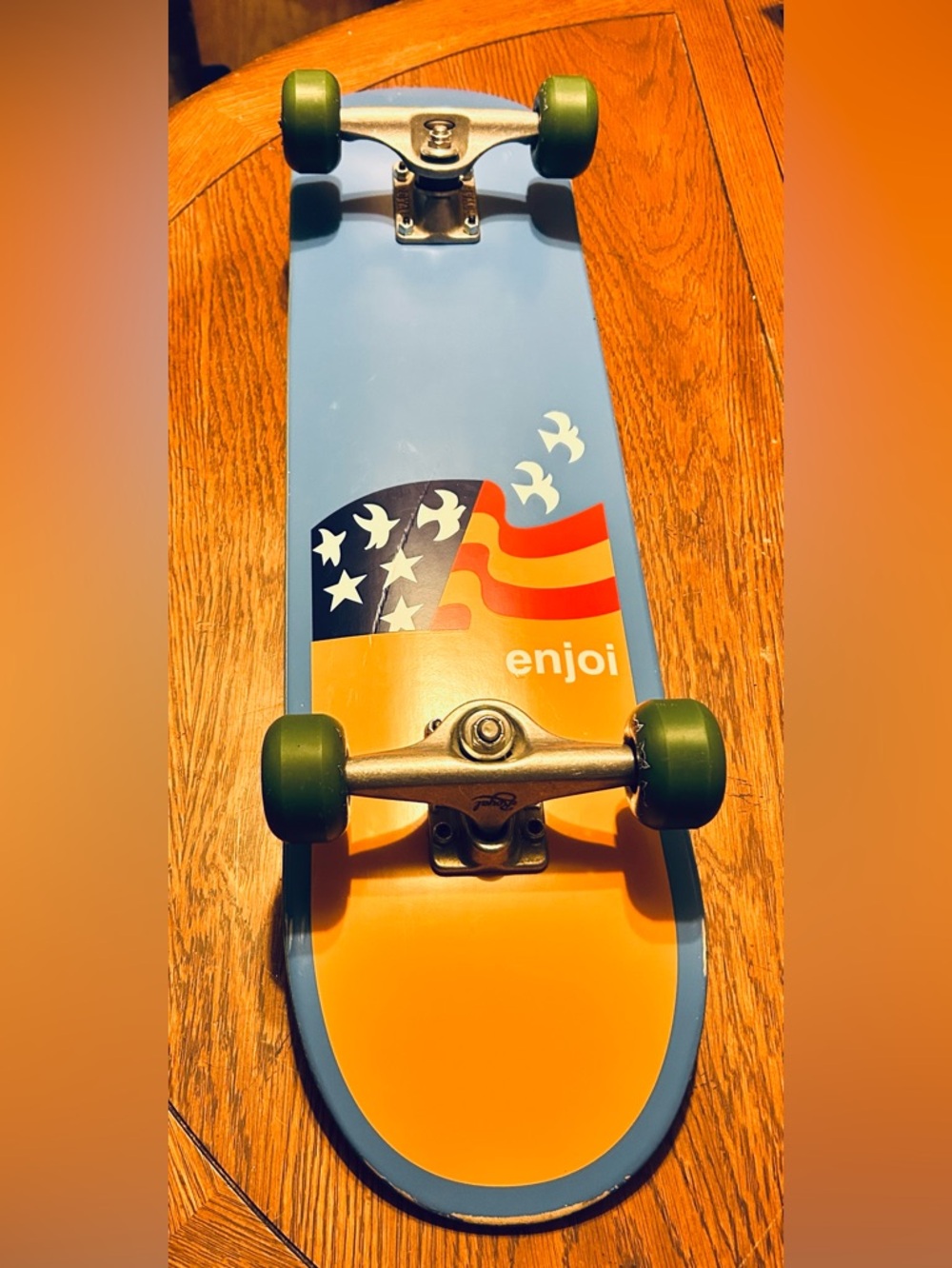 enjoi Skateboard Deck w/ Royal Trucks & Pig Wheels